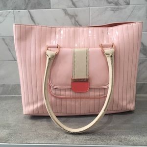 Ted Baker French Bulldog Pink Tote w/Tablet Case.